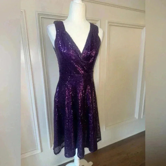 GRACE KARIN Sequin Sleeveless V-Neck Sparkly Glitter Evening Party Siz small - Picture 8 of 14